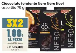 Coop famiglia cooperativa Cioccolato fondente Nero Nero Novi offerta