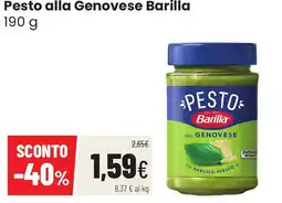 Coop famiglia cooperativa Pesto alla Genovese Barilla offerta