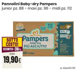 Coop famiglia cooperativa Pampers Baby-dry offerta