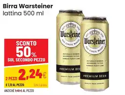 Coop famiglia cooperativa Birra Warsteiner offerta