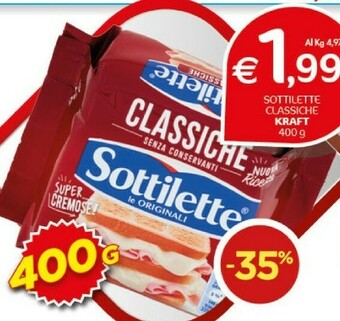 Crai Sottilette classiche 400 g offerta