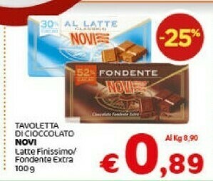 Crai Tavoletta di cioccolato offerta