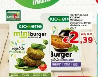 Burger vegetale alle melanzane 200 g(ml)