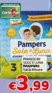 Crai Pannolini sole e luna offerta