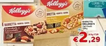 Crai Kellogg's - barretta di cereali con cioccolato al latte offerta