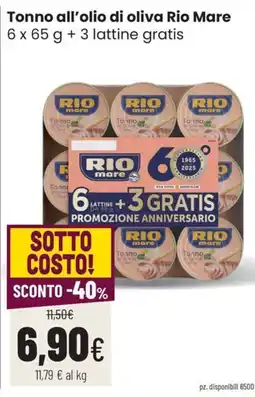 Coop Trentino Tonno all’olio di oliva Rio Mare offerta