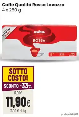 Coop Trentino Caffè Qualità Rossa Lavazza offerta