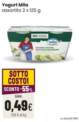 Coop Trentino Yogurt Mila assortito offerta