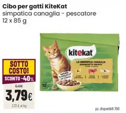 Coop Trentino Cibo per gatti KiteKat simpatica canaglia - pescatore offerta