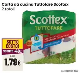 Coop Trentino Carta da cucina Scottex Tuttوفare offerta