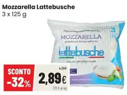 Coop Trentino Mozzarella Lattebusche offerta