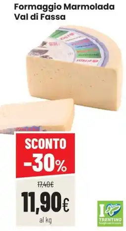 Coop Trentino Formaggio Marmolada Val di Fassa offerta