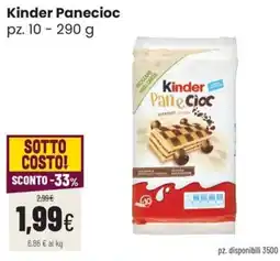 Coop Trentino Kinder Pan di Cioc offerta