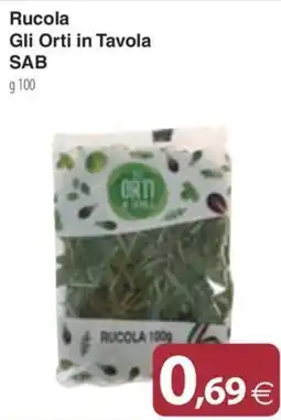 Docks Cash&Carry Rucola Gli Orti in Tavola offerta