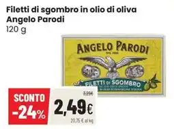 Coop Trentino Filetti di sgombro Angelo Parodi offerta