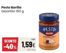 Coop Trentino Pesto Barilla assortito offerta