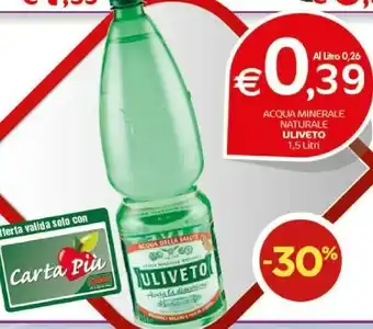 Crai Acqua minerale naturale offerta