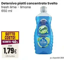 Coop Trentino Detersivo piatti concentrato Svelto offerta