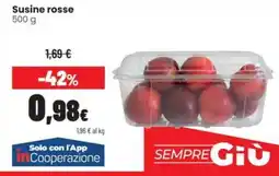 Coop Trentino Susine rosse offerta