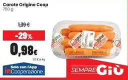 Coop Trentino Carote Origine Coop offerta