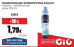 Coop Trentino Deodorante per ambienti Felce Azzurra classico offerta