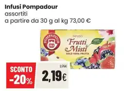 Coop Trentino Infusi Pompadour assortiti offerta