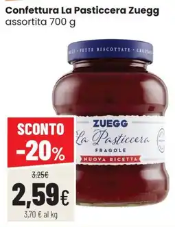 Coop Trentino Confettura La Pasticcera Zuegg offerta