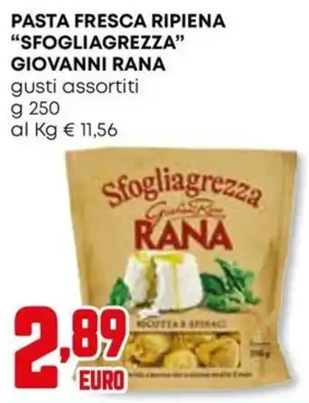 Pasta fresca ripiena Sfogliagrezza Giovanni Rana