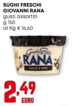 Kanguro Sughi freschi Giovanni Rana offerta