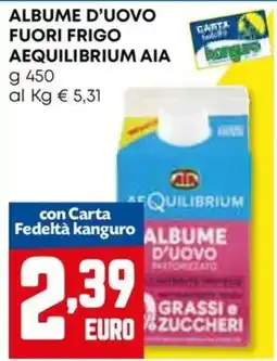 Kanguro Album d'uovo Aequilibrium AIA offerta