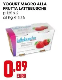 Kanguro Yogurt magro alla frutta Lattebusche offerta
