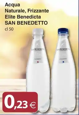 Docks Cash&Carry Acqua Naturale, Frizzante Elite Benedetta San Benedetto offerta