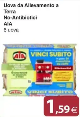 Docks Cash&Carry Uova da Allevamento a Terra No-Antibiotici AIA offerta