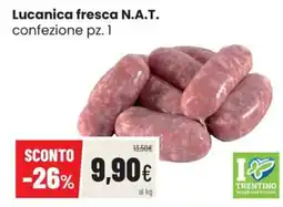 Coop Trentino Lucanica fresca N.A.T. offerta