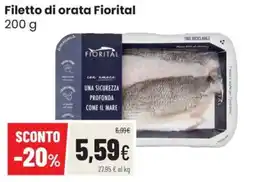 Coop Trentino Filetto di orata Fiorital offerta