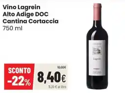 Coop Trentino Vino Lagrein Alto Adige DOC Cantina Cortaccia offerta