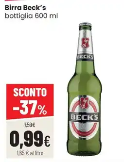 Coop Trentino Birra Beck's offerta