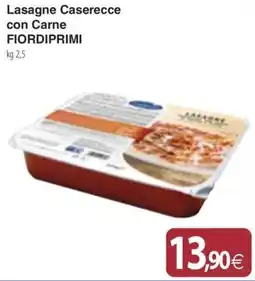 Docks Cash&Carry Lasagne Caserecce con Carne FIORDIPRIMI offerta
