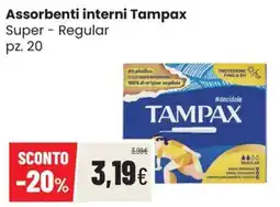 Coop Trentino Assorbenti interni Tampax Super - Regular offerta