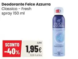 Coop Trentino Deodorante Felce Azzurra Classico offerta