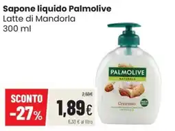 Coop Trentino Sapone liquido Palmolive Latte di Mandorla offerta