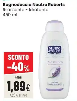 Coop Trentino Bagnodoccia Neutro Roberts Rilassante offerta