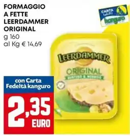 Kanguro Formaggio a fette Leerdammer Original offerta