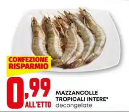 Kanguro Mazzancolle tropicali intere* offerta