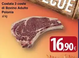Docks Cash&Carry Costata 3 coste di Bovino Adulto Polonia offerta