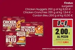 Coop Trentino Findus Chicken Nuggets offerta
