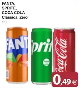 Docks Cash&Carry Fanta, Sprite, Coca Cola Classica, Zero offerta