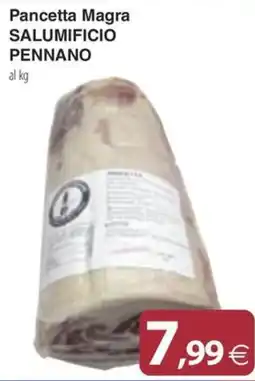 Docks Cash&Carry Pancetta Magra Salumificio Pennano offerta