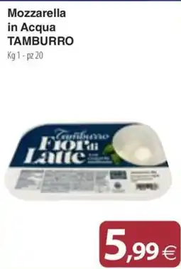 Docks Cash&Carry Mozzarella in acqua Tamburro offerta