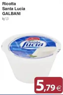 Docks Cash&Carry Ricotta Santa Lucia offerta